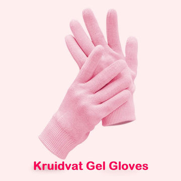 Kruidvat Hands Skin Moisturizing Gel Gloves 1 Pair of Gel Therapy Glove Manicure Gloves for Dry Cracked Hands - Imported from UK